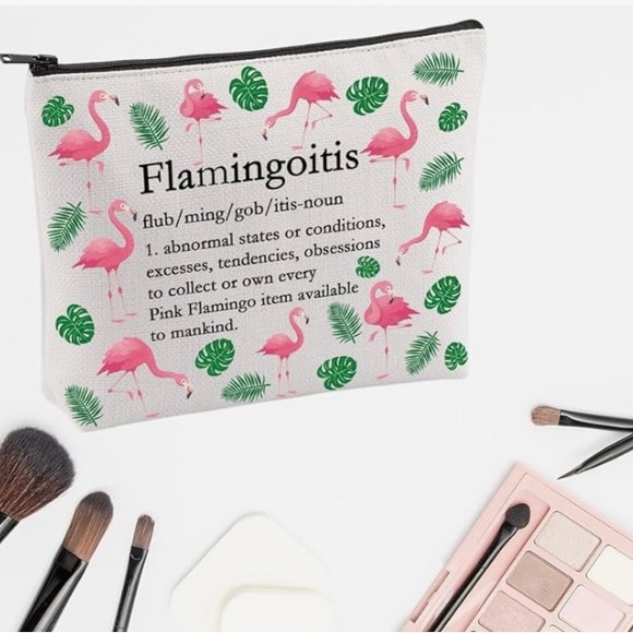 Flamingo Makeup/ Travel Bag - Picture 7 of 9